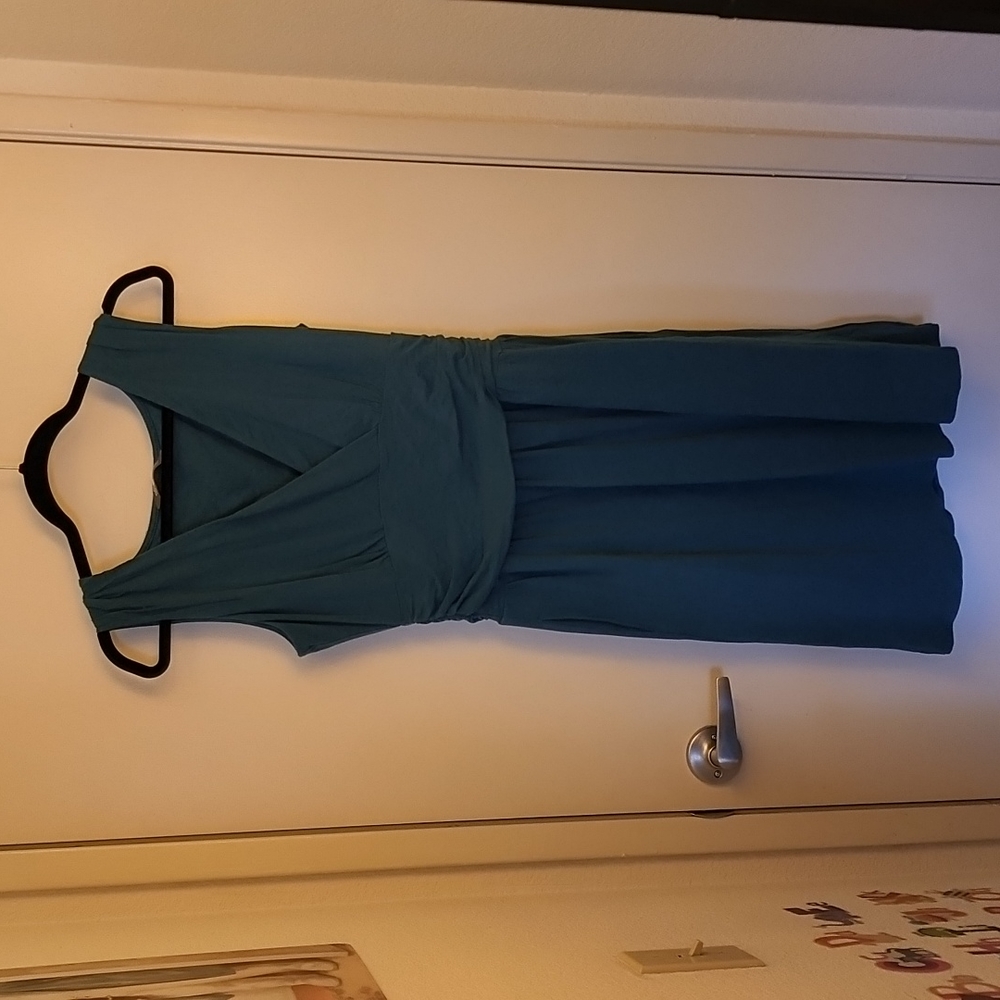 The North Face dress teal green blue medium with pockets